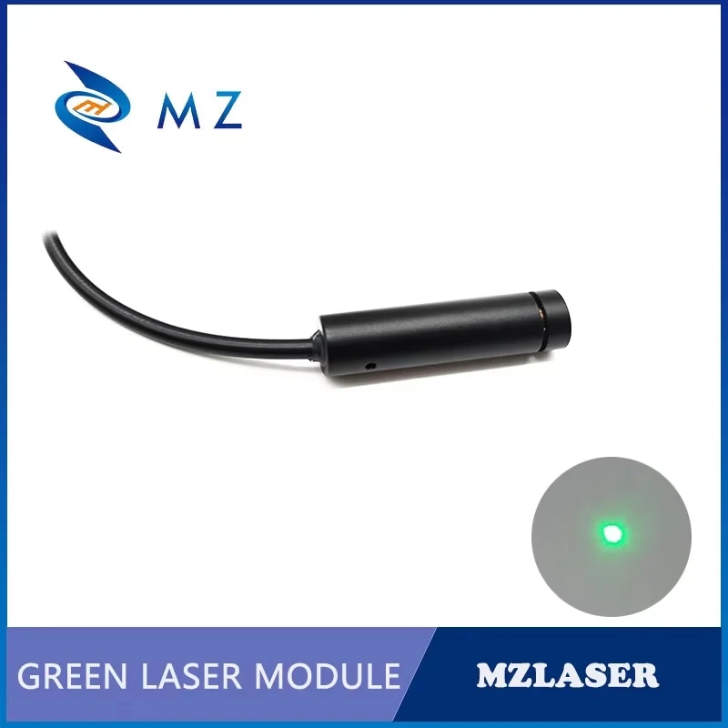 Green Dot Laser Diode Module Adjustable Focusing D10mm 520nm 5mw 10mw 15mw PMMA Lens Green Dot Laser With Power Supply