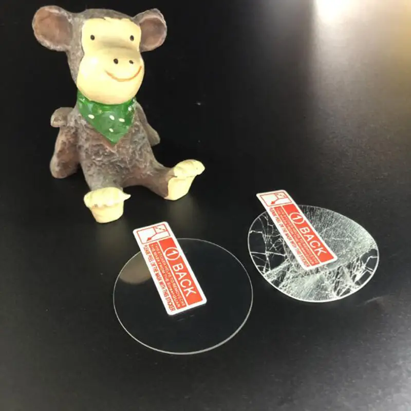 Comparison of protected and unprotected screens