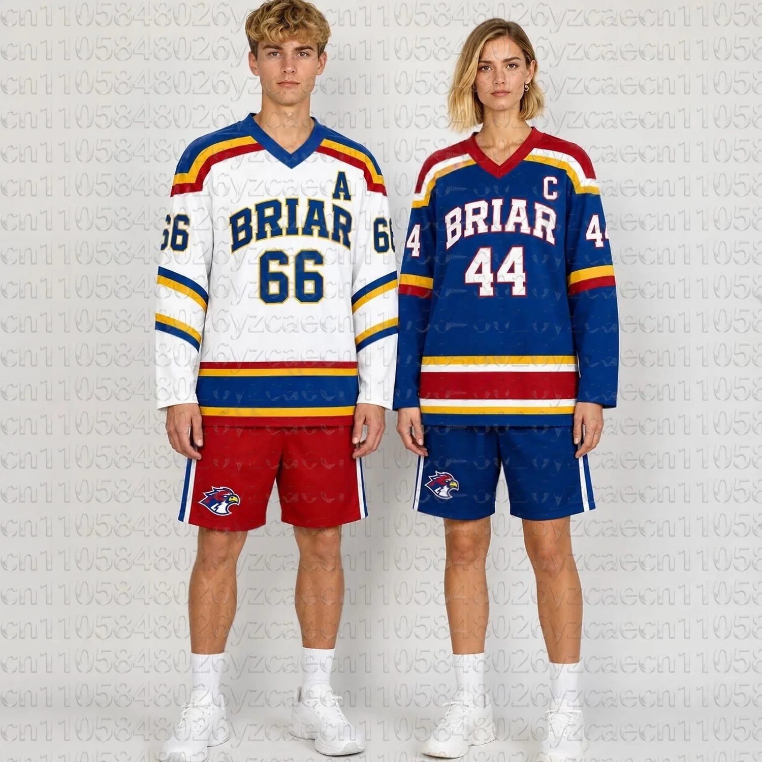 pijamas-de-casal-briar-university-graham-44-di-laurentis-66-camiseta-de-manga-comprida-respiravel-de-secagem-rapida-para-adultos-criancas