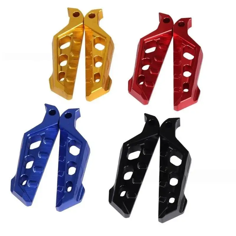 CNC Aluminum Rear Foot Pegs Anti Slip Passenger Footrest: For Scooter Motorcycle Modification Replacement