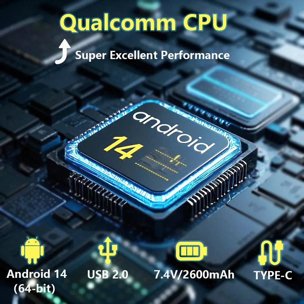 أحدث المصنع 6 بوصة مستقرة 64 بت أندرويد 14 محطة نقاط البيع المحمولة المحمولة مع آلة الطابعة