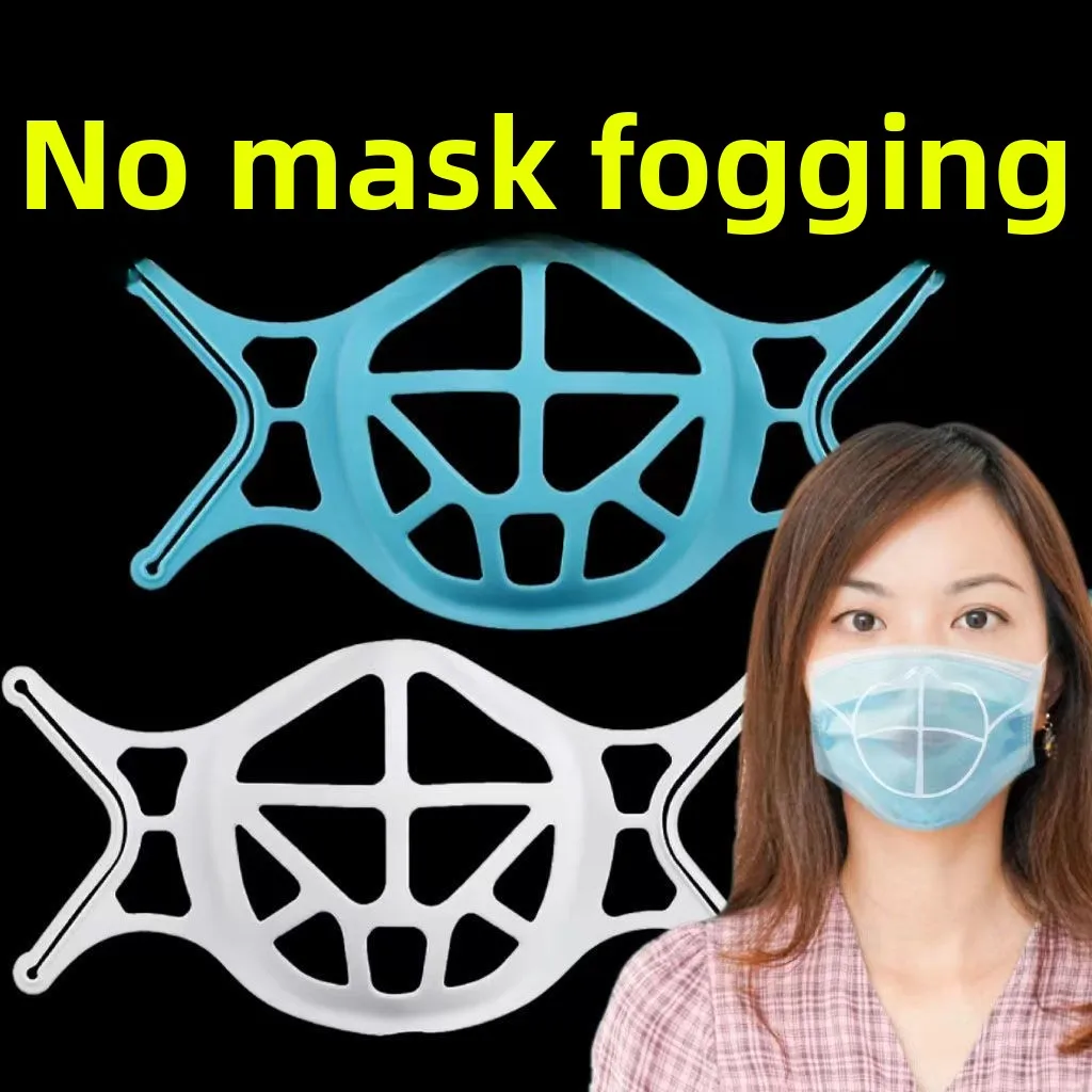 3D Stereo Breathable Nose Support Bracket Mask Anti-Ligature Anti-Suffocation Red Lipstick Protector Mask Support Frame