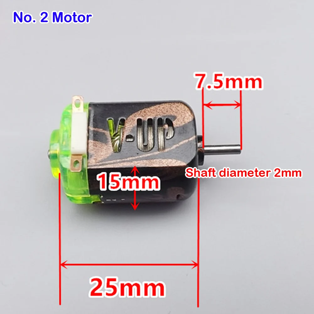 DC 2.4V 3V Micro 130 Motor 48000RPM High Speed Power for 4WD Car Competition Four-wheel Drive Motor Toy Boat Model Accessories