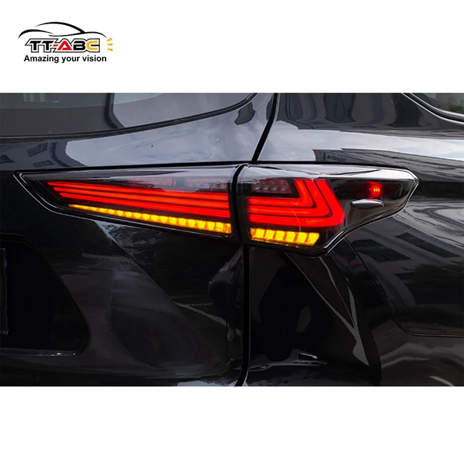 

TT-ABC Full Led Plug and Play Tail Light for Toyota Highlander Tail Lamp 2021-2022 Year Rear Bumper Light