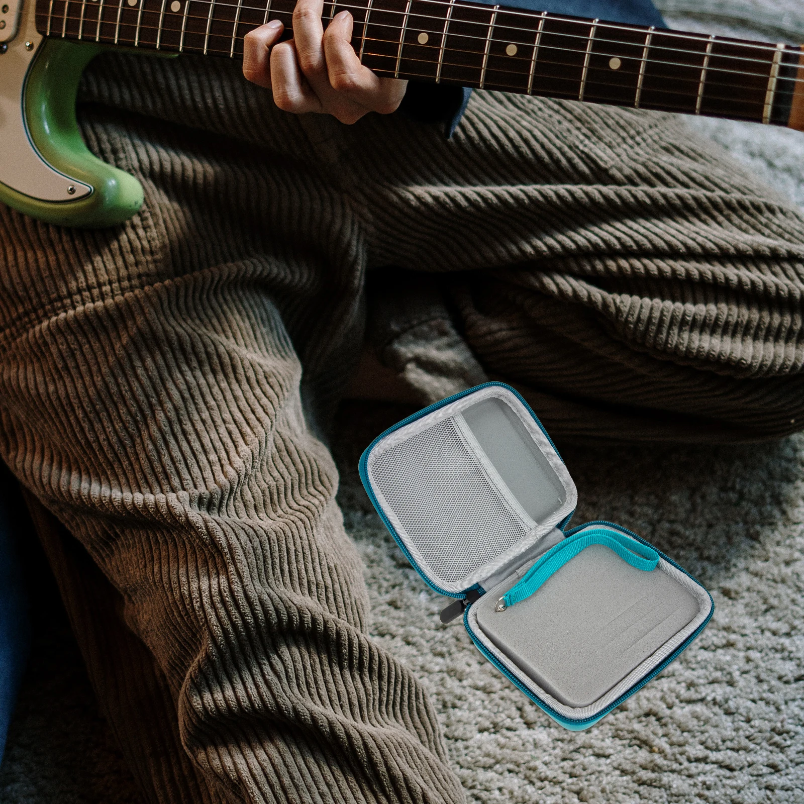 

EVA Guitar Pick Bag Plectrum Case Portable Storage Container for Picks Accessories Pouch Small Goods Holder Musical