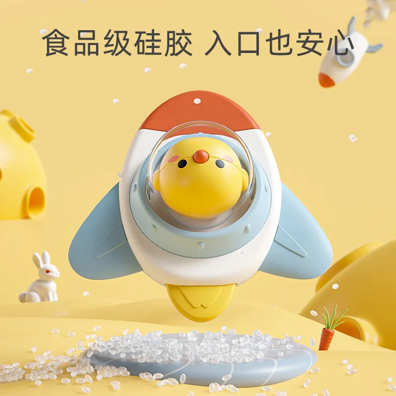 ベビーダイニングテーブル吸盤ガラス回転音楽赤ちゃん0 1 2歳教育早期教育バスルームお風呂のおもちゃ