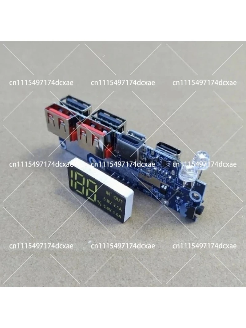 USB Output Multi-Port Charging Board 2.1A 5V High Current Power Bank Boost Module for DIY