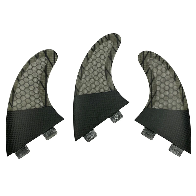 M Tri Fins Surfboard Fins UPSURF FCS Fins High Performance Carbon Fiber Honeycomb Quilhas Surf Accessories Surfing G5 3 Fins Set