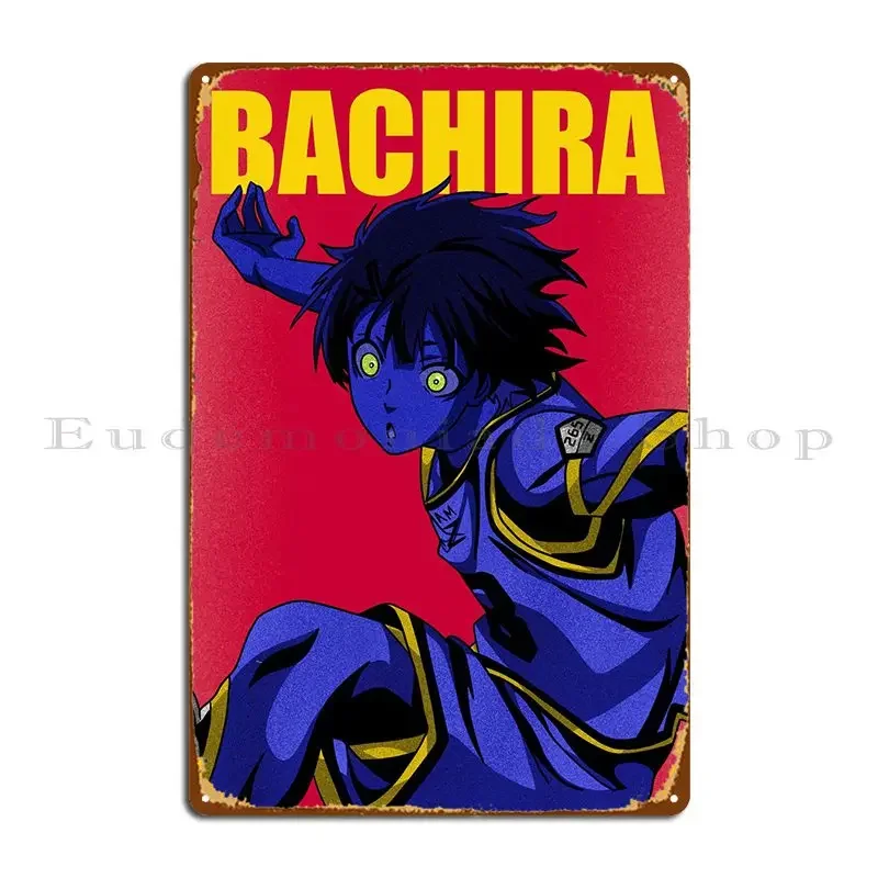 Bachira Meguru Blue Lock Metal Sign Party Garage Club Wall Decor Plaques Designing Tin Sign Poster