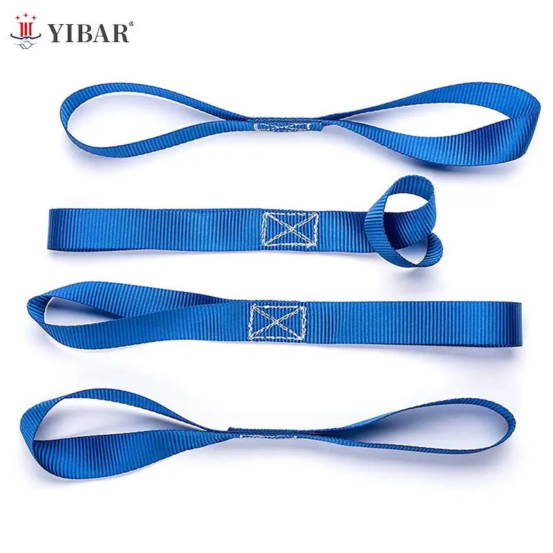 

1PC Blue 30.5x2.5cm Soft Loop Tie Down Straps Ratchet Towing Cargo ATV UTV Motorcycle 600LBS