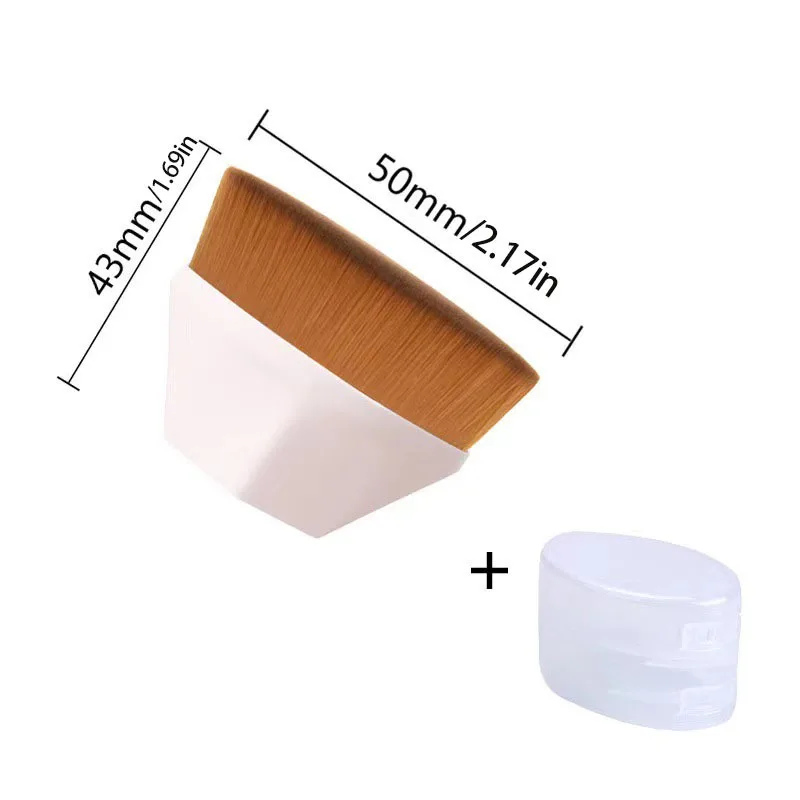 فرشاة مكياج سحرية محمولة ، فرشاة أساس احترافية ، مستحضرات تجميل كبيرة ، قاعدة ناعمة ، أحمر خدود الوجه ، بودرة التجميل ، جديدة #6