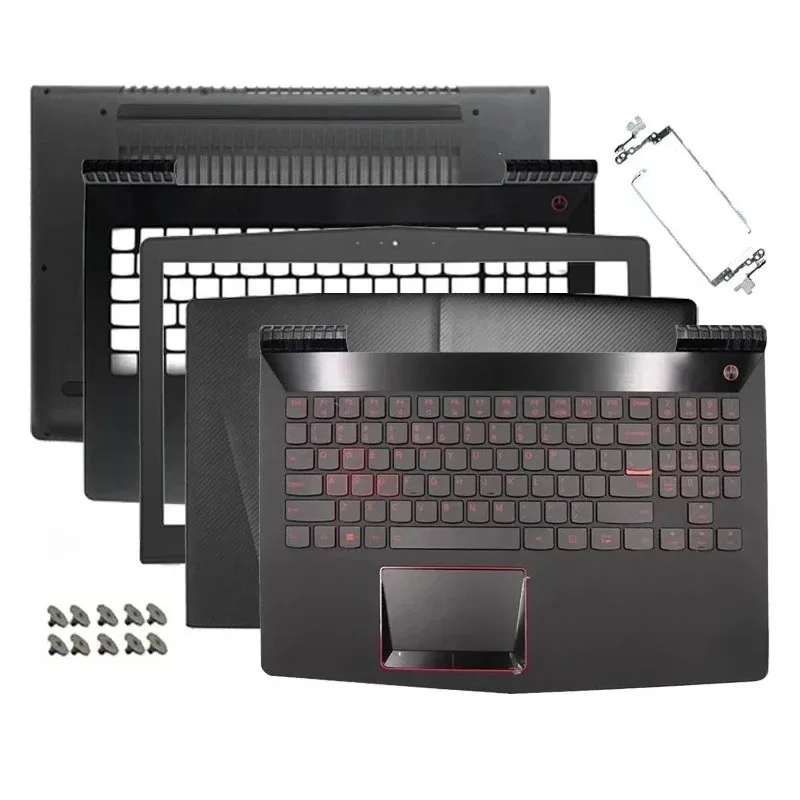 For Legion Y520 R720 Y520-15 Y520-15IKB R720-15IKB IBKN Laptop LCD Back Cover/Front Bezel/Hinges/Palmrest/Bottom Case