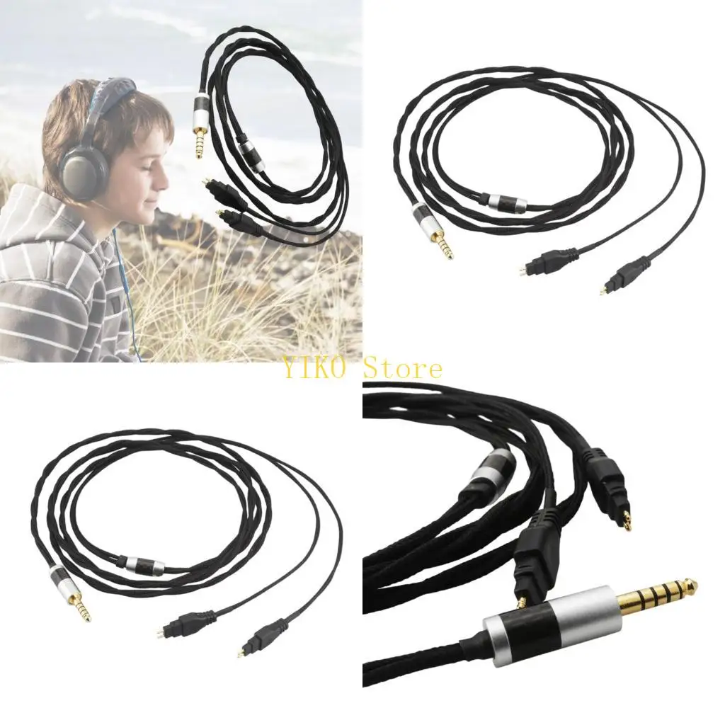K32C Upgrade 4.4mm Headsets Headphones Cable for HD650 HD660S HD580 HD600
