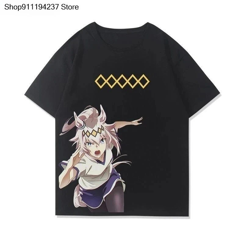 Summer Anime Uma Musume Pretty Derby Oguri Cap Graphic T Shirt Women Men Casual Short Sleeve Cotton Tees Streetwear Harajuku Top