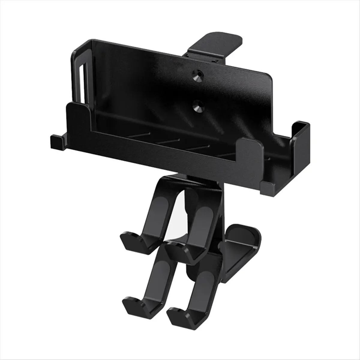 ABFS Under Desk Clamp Controller Holder Rotating Game Console Controller Headset Holder Compact Handheld Game Console Holder