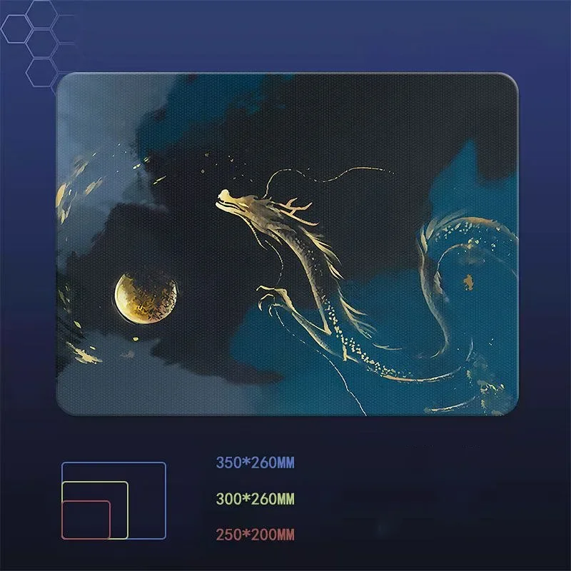 中国風ゲーミングガラスマウスパッド滑らかなつや消し表面デスクトップマット強化アップグレード FPS オフィスゲーマーアクセサリーマウスパッド