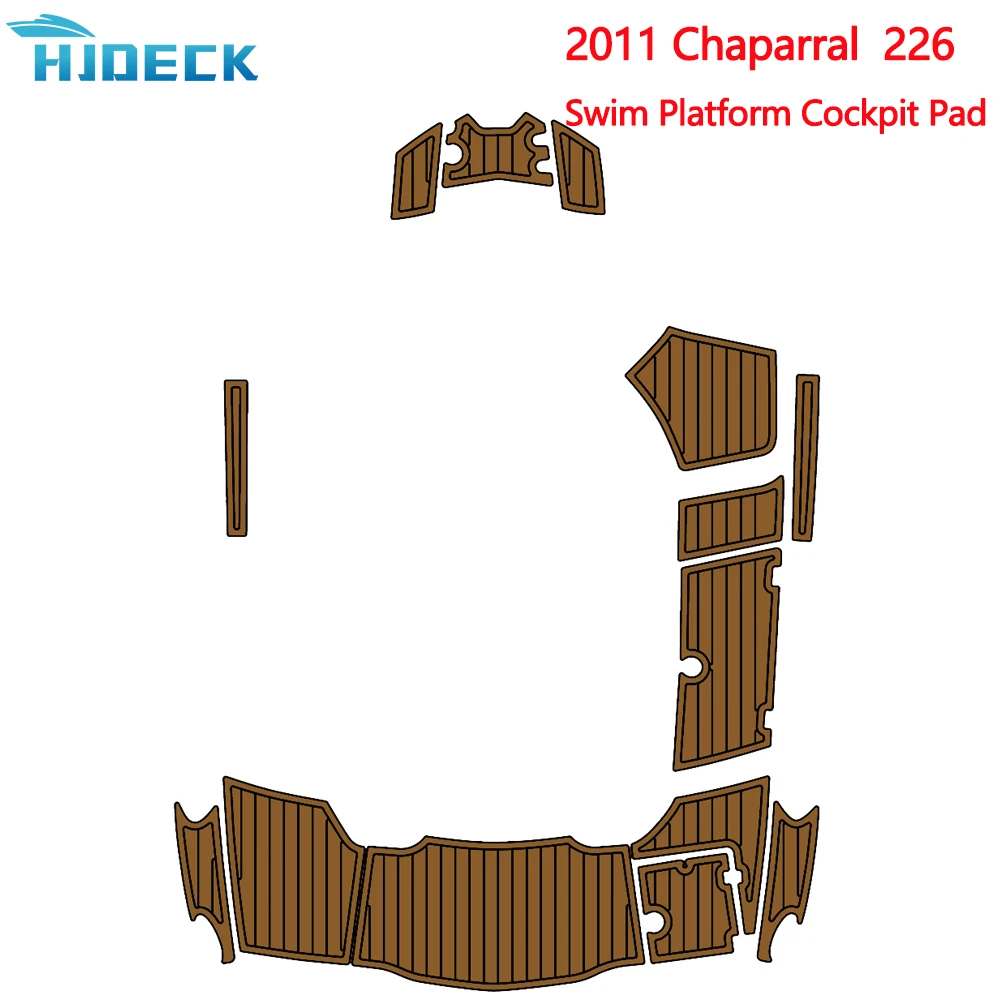 

2011 Chaparral 226 Traction Mat Foot Pad Self Adhesive Sport Cockpit Swimming platform Cockpit Pad Customizable