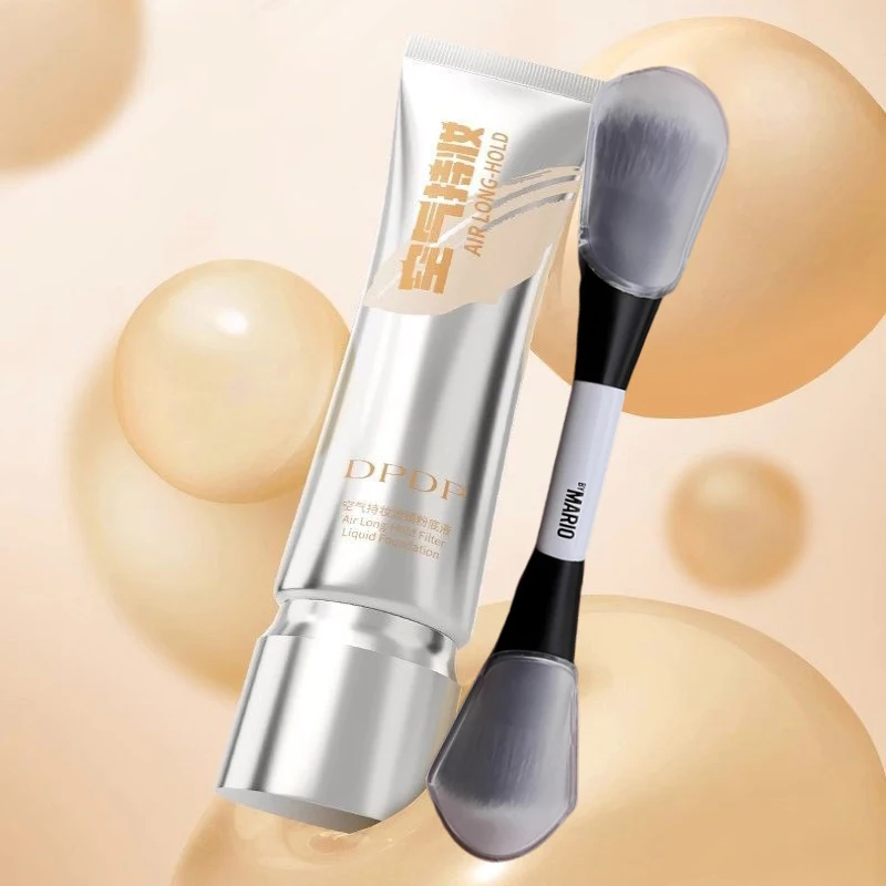 DPDP Air Long Hold Foundation and F4 Makeup Brush set Long Lasting Removal Natural Concealer Perfect Base Makeup Cosmetics