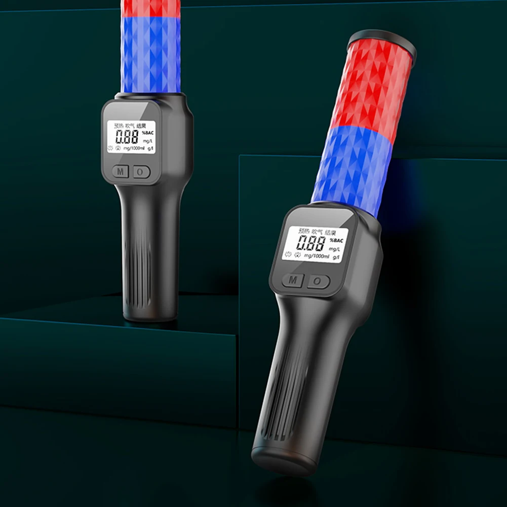 المهنية الرقمية الكحول إنذار الصوت والضوء عالية الدقة جهاز اختبار شرب الكحوليات المرور المنزل التحقيق جهاز اختبار شرب الكحوليات