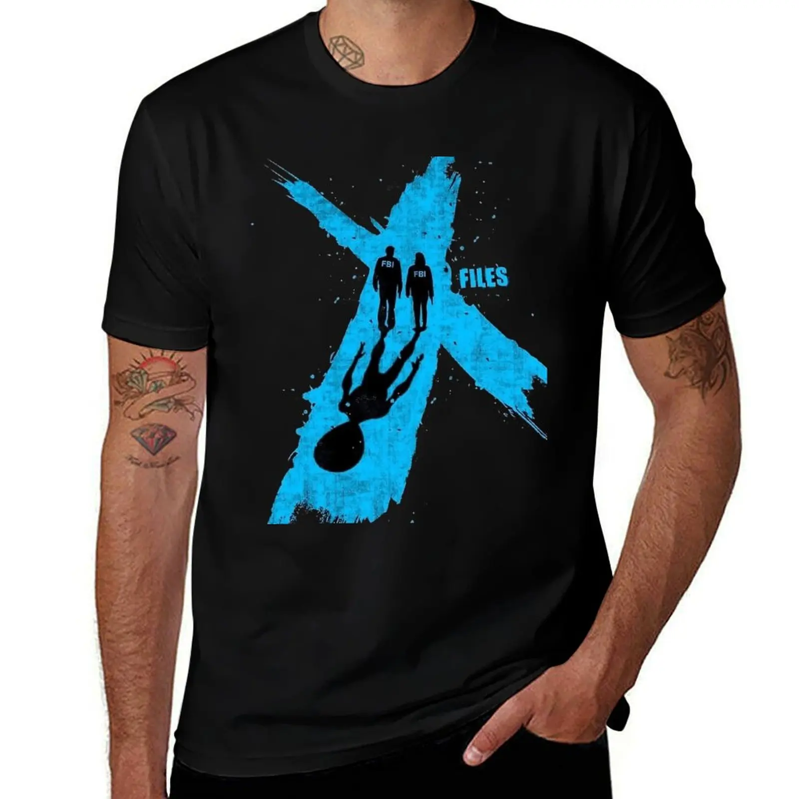 The X-Files T-Shirt Breathable Workout Short Sleeve Top T-Shirt