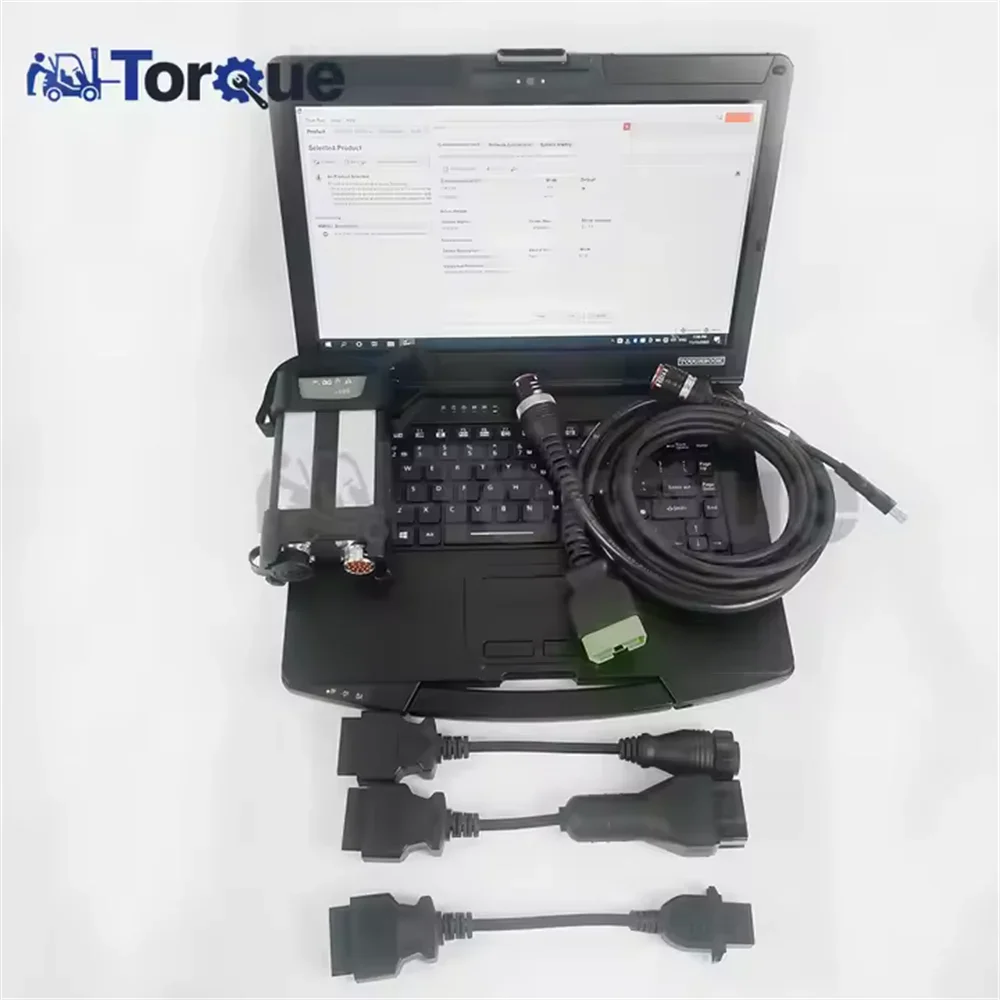 For VOCOM II 88890400 Truck Excavator Diagnostic Tool vocom2 PTT V2.8 for renault ud mack  VOCOM 2 interface +CF54 laptop