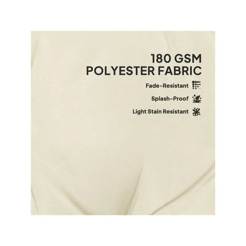 وسائد مريحة للجلوس في الهواء الطلق، مقاومة للماء وأنيقة، مثالية لديكور الفناء، سهلة التنظيف والصيانة #5