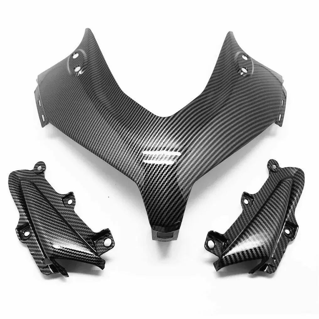 

For HONDA CBR500R 2013 2014 2015 Carbon Fiber Color Front Upper Nose Headlight Side Fairing
