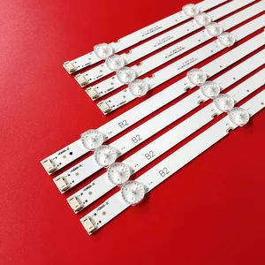 طقم شريط LED لتلفزيون LG 55 ، 55UJ6200 ، 55UJ620 ، LC550EGJ (SK) (A4) ، RF-AZ550E30-0501A-20 ، RF-AZ550E30-0601B-20 ، 100٪ جديد ، 8 قطع أعلى 6 مبيعات شاشة تلفزيون LG 55 - رقم 1