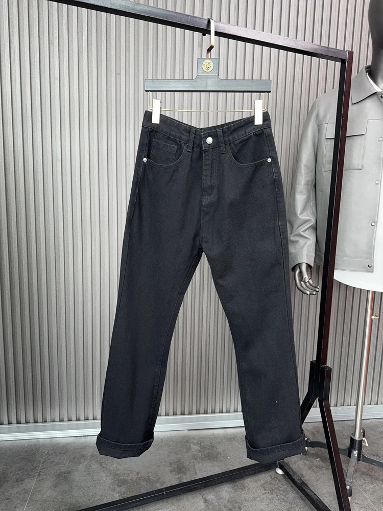 

Svip Premium 3D Bla Jeans Мужские повседневные прямые джинсовые брюки Осенняя мода Удобные структурированные эластичные брюки Sli