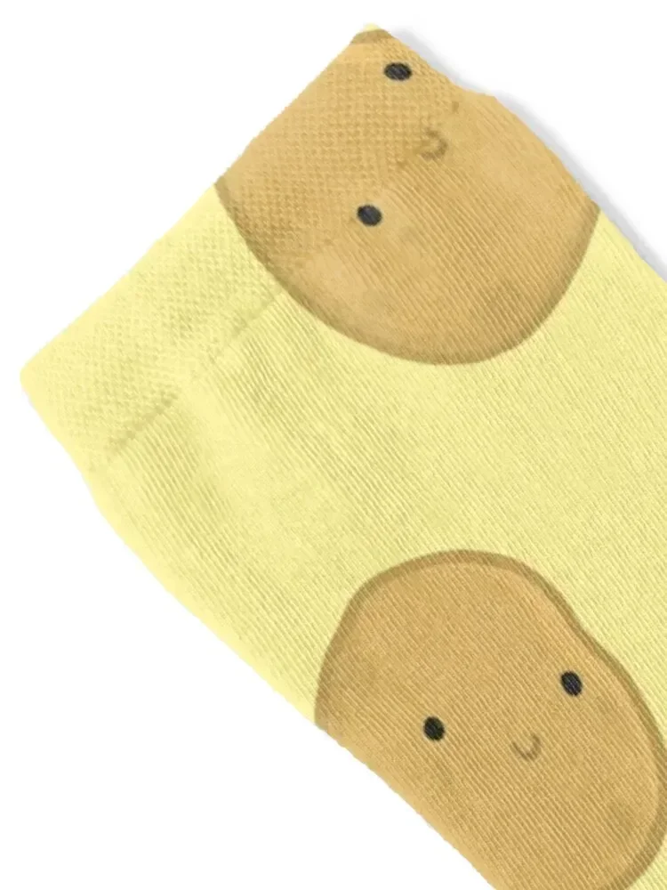 Smiling Cute Potatoes Socks sheer Wholesale Hiking boots designer brand Men Socks Women's