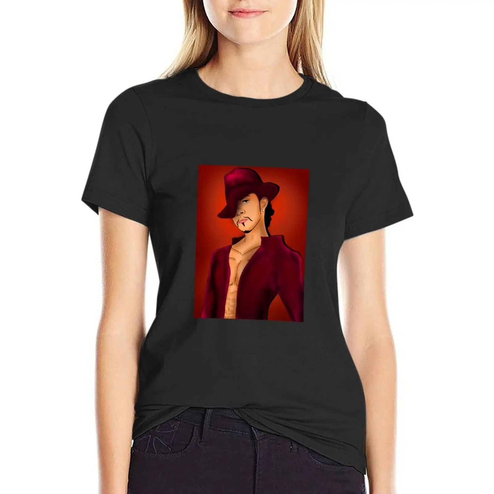 

Aj Mclean T-Shirt customs design your own animal prinfor funnys summer blouses woman 2024