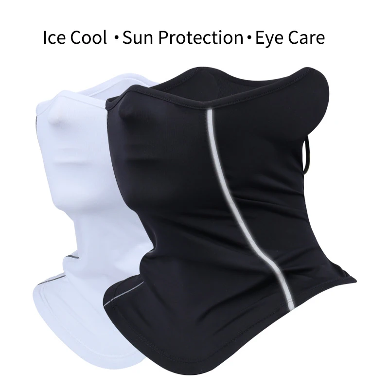 Sun Protection Motorcycle Nigh Riding Half Face Mask Ice Silk Headgear Cycling Spring  For Yamaha YZF R3 R25 R6 R1 2013-2019