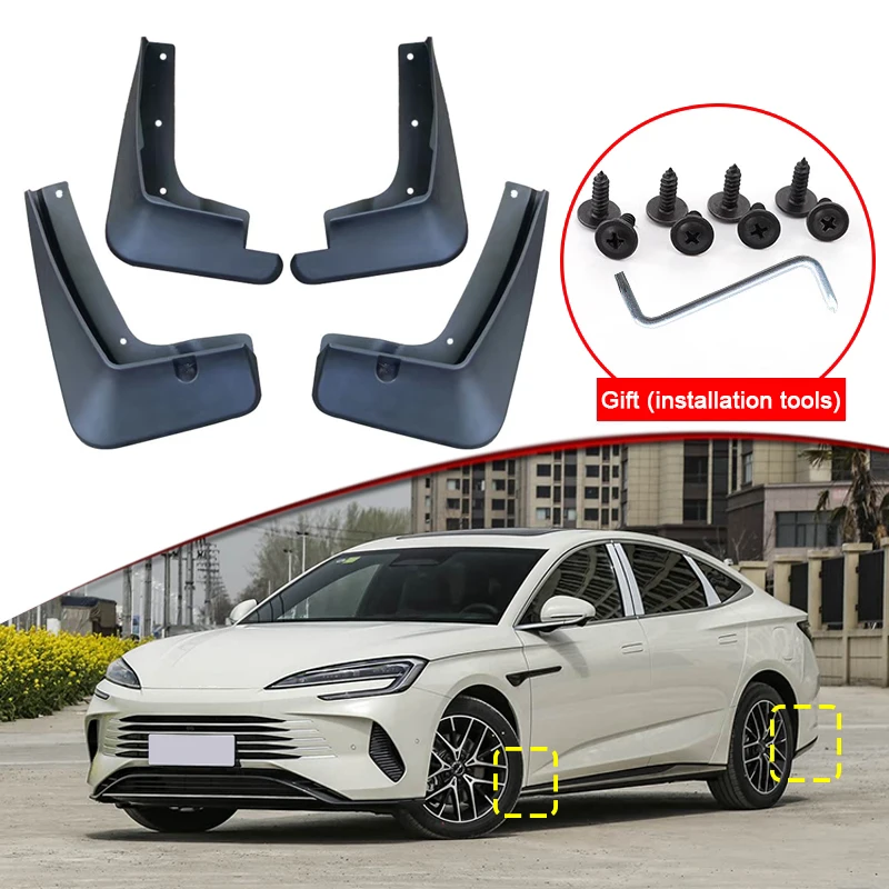 

Car Styling For BYD SEAL 7 DM-i 2025 2026 2027 ABS Car Mud Flaps Splash Guard Mudguards MudFlaps Front Rear Fender Accessories