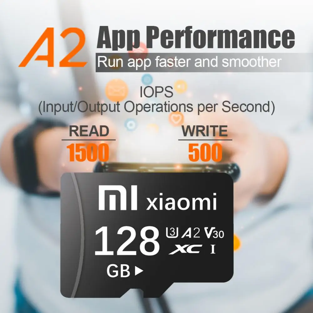 Xiaomi 2TB 1TB Micro SD การ์ดความเร็วสูง128GB การ์ดหน่วยความจำความเร็วสูง256GB V60 Mini SD การ์ด512GB UHS-1 TF แฟลชการ์ดสำหรับ Nintendo SWITCH