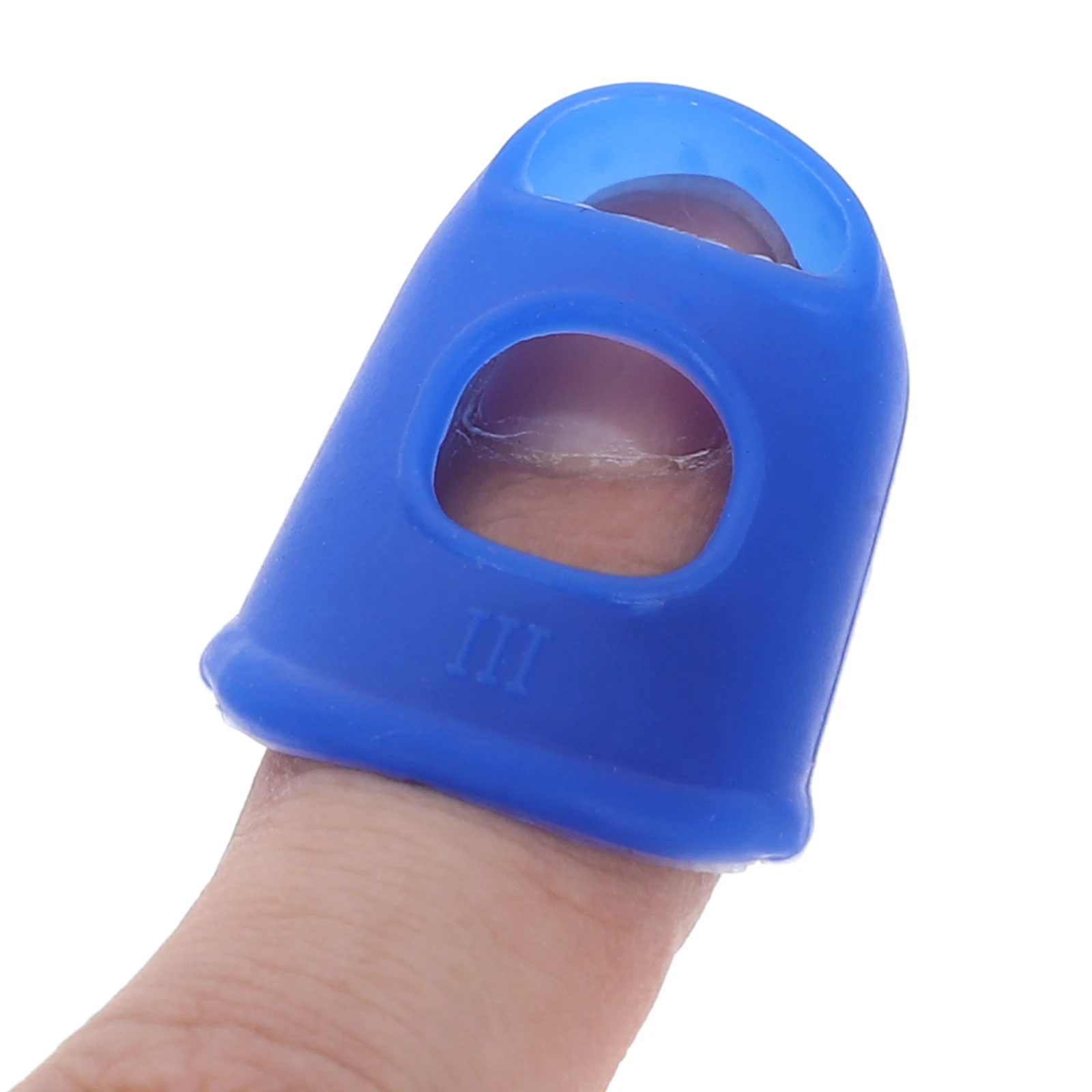 

40 pcs Finger Protectors Anti-cut Wear-resistant Silicone Large Size Yellow Pink Transparent Each For Paper