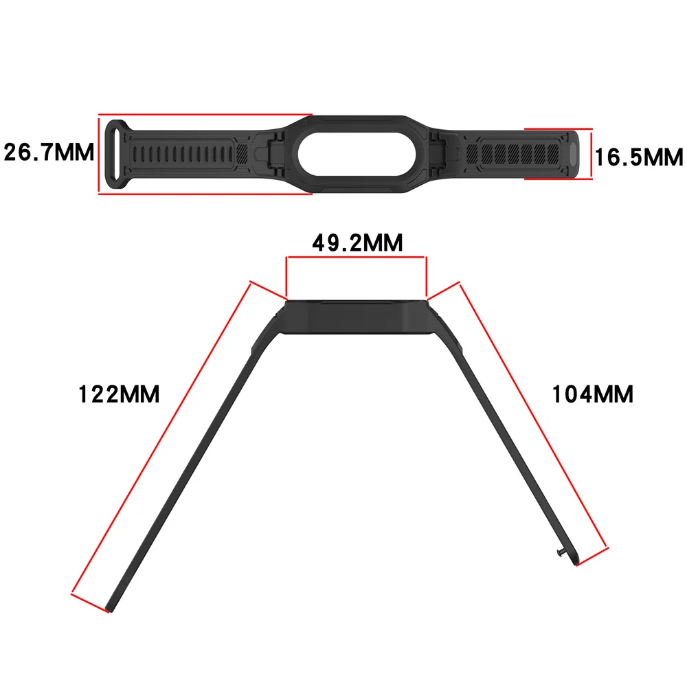 Watchband For Xiaomi Band 9 Silicone Watch Strap With Texture Surface Integrated Wristband For Xiaomi Band 9NFC/8NFC