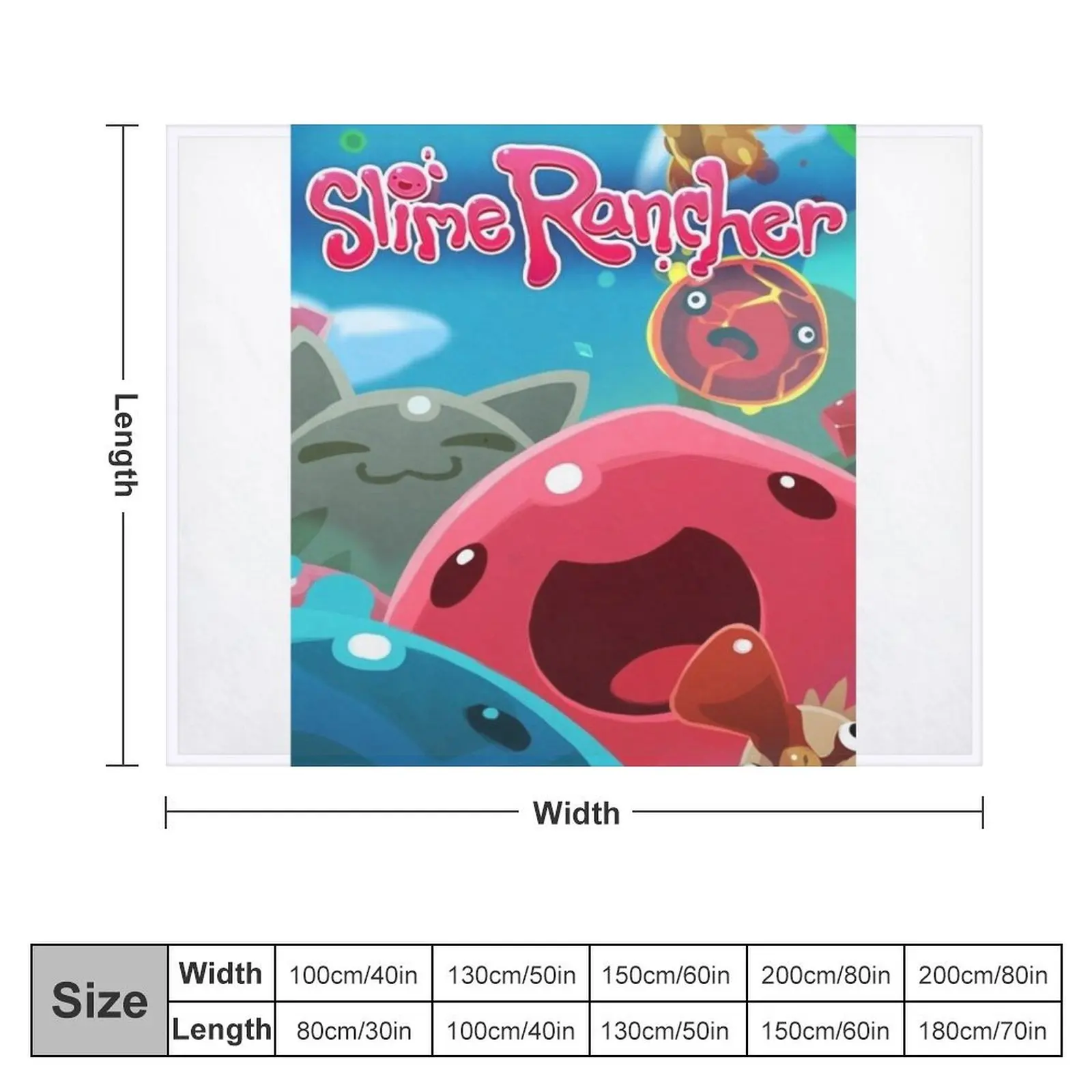 Slime rancher Throw Blanket warm winter blankets and throws Blankets