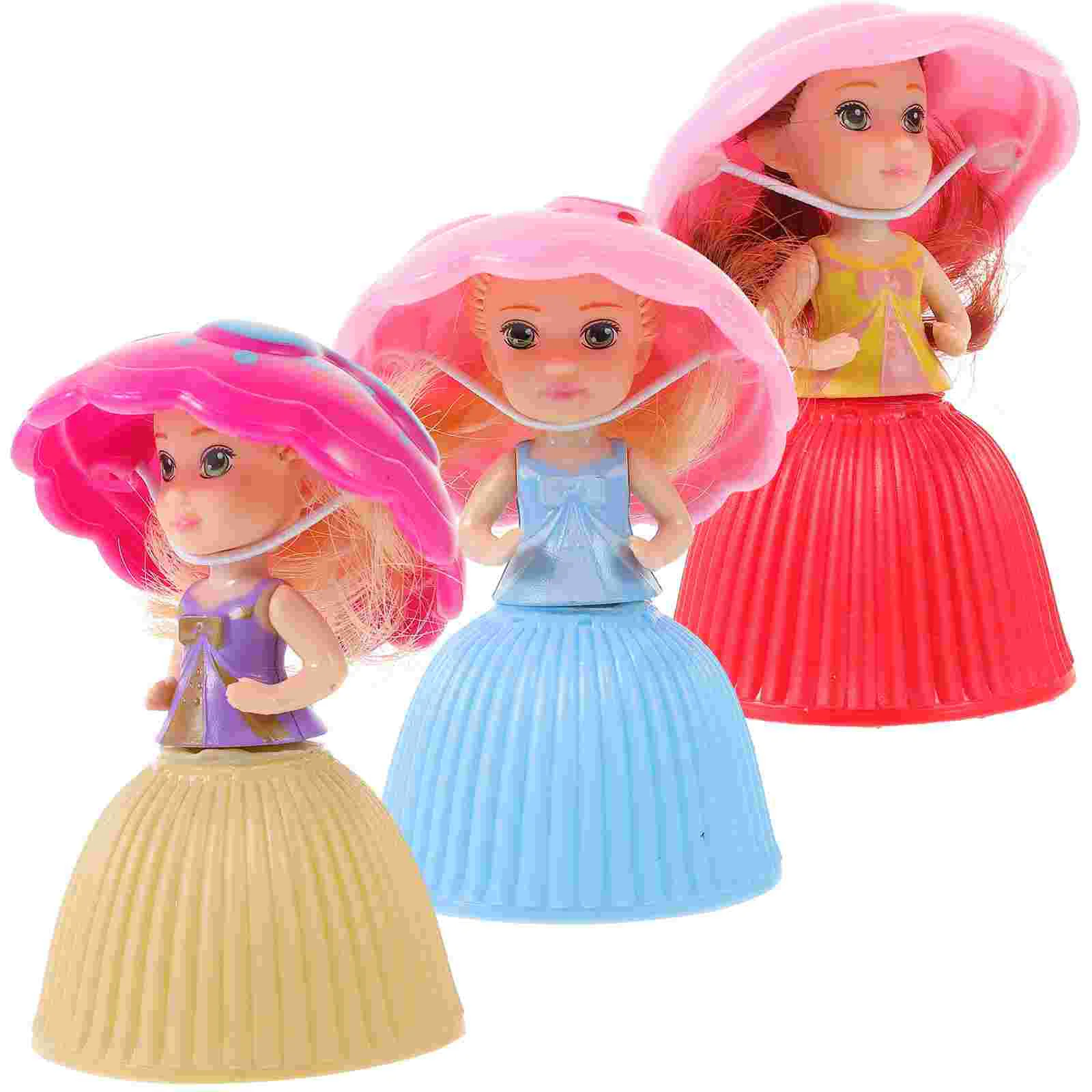 

3pcs Mini Cupcake Surprise Cupcake Gift Toys (Random Color and Style) surprise surprise toys