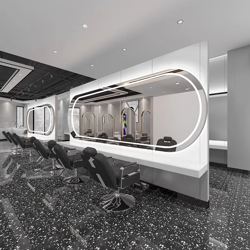 

New barber shop mirror, horizontal hanging Chase mirror