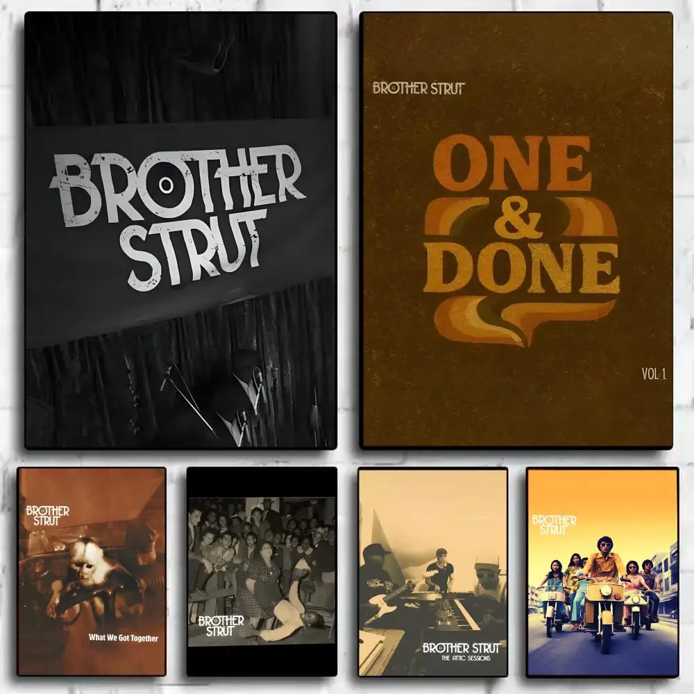 Soul Band Brother Strut Poster HD art sticky wall waterproof home living room bedroom bar aesthetic decoration