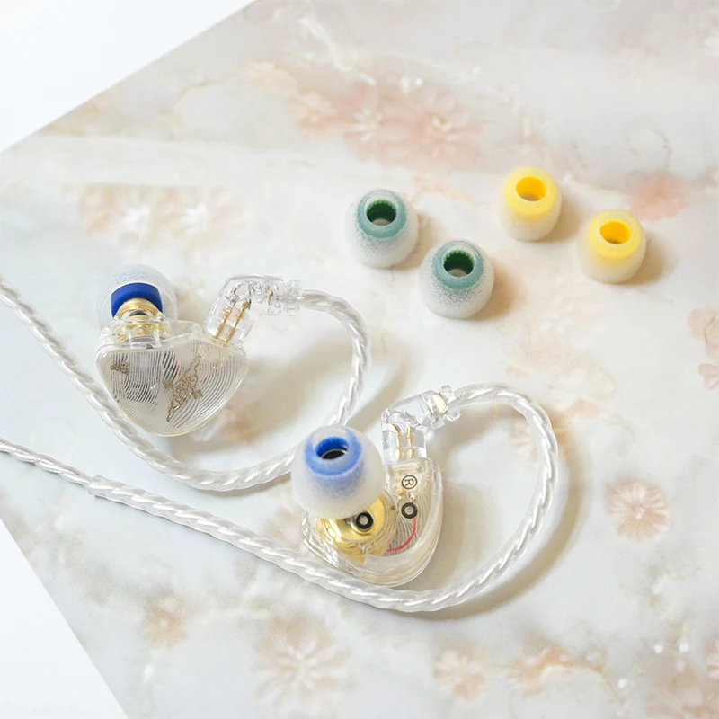 تانغزو تانغ سانكاي عزل الضوضاء سيليكون الأذن نصائح لينة سماعات الأذن غطاء تحسين وضوح ل وان ER SG/الأميرة تشانغل/MK4 IEM