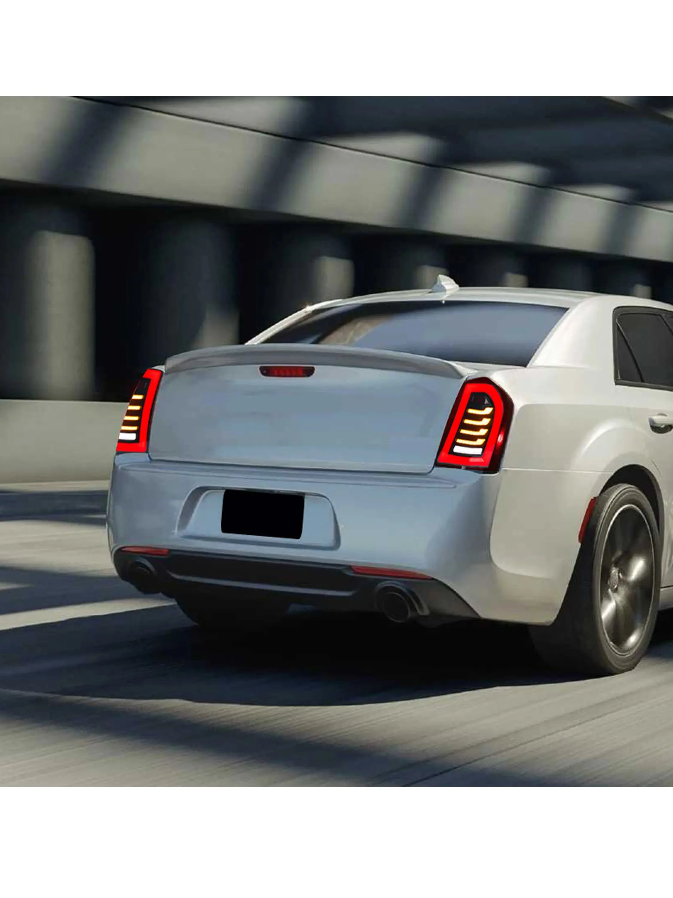 LED-Rückleuchten für Chrysler 300 300C 300S 2011–2014, sequentielles Blinker, dynamische Animation, Rückleuchten, Montage [nicht passend für 2015]