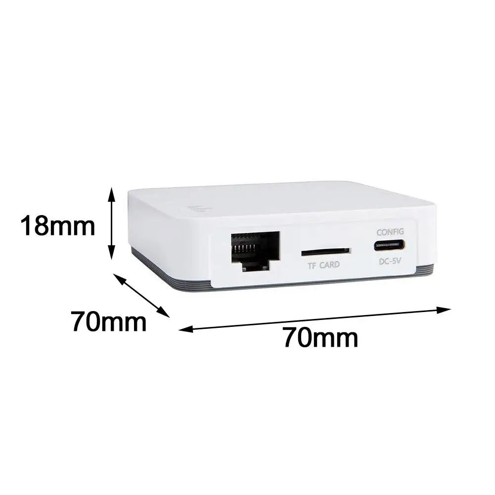 3 USB Ports Network Print Server For Multiple USB Printers Computer For Windows IOS And Android Systems