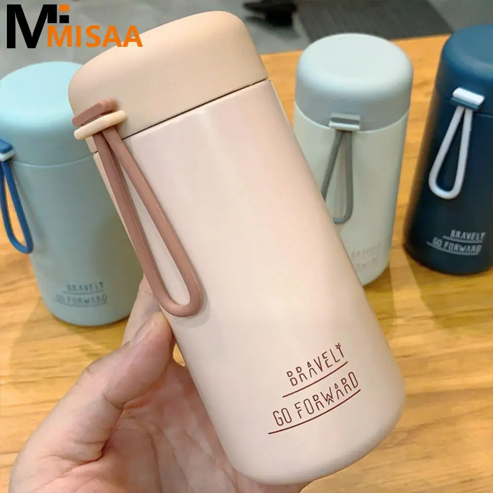 גביע מים טרי פשוט מיני נייד יצירתי כלי מטבח שימושי גביע יפה תלמיד נירוסטה בית 270 מ