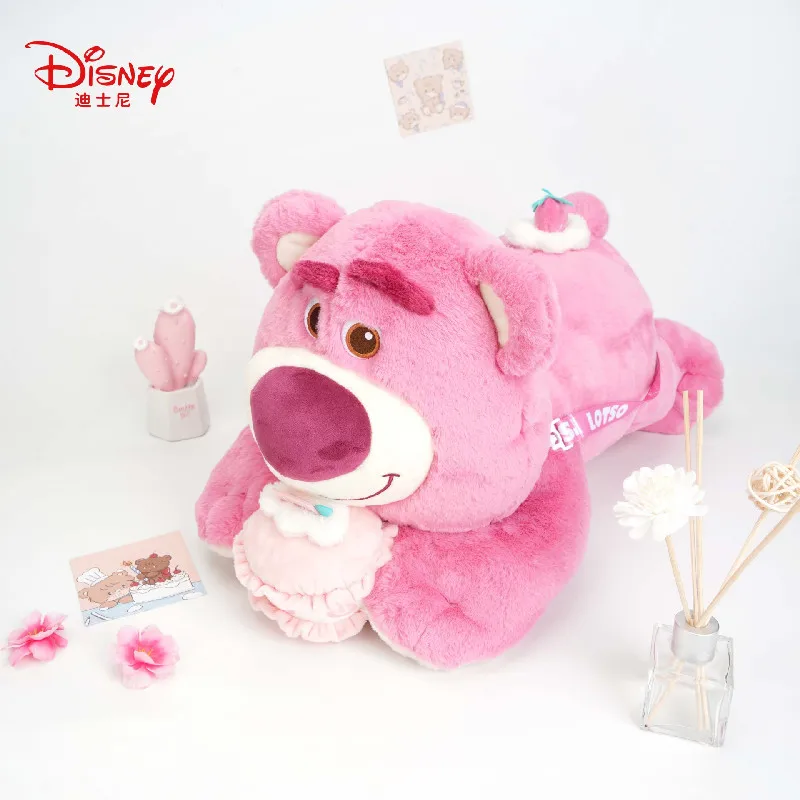 

Original Disney Kawaii Cake Lots-o-huggin Bear Fashion Plush Toy Shoulder Bag Cartoon Anime Girls Leisure Doll Handbag Gifts