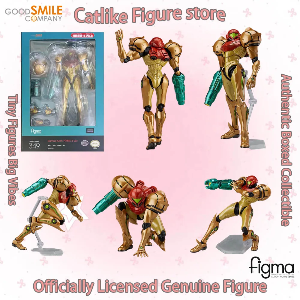 Brand New Genuine In Stock Good Smile Figma Metroid Prime 3: Corruption Samus Aran Figure Anime Action Model Ornament