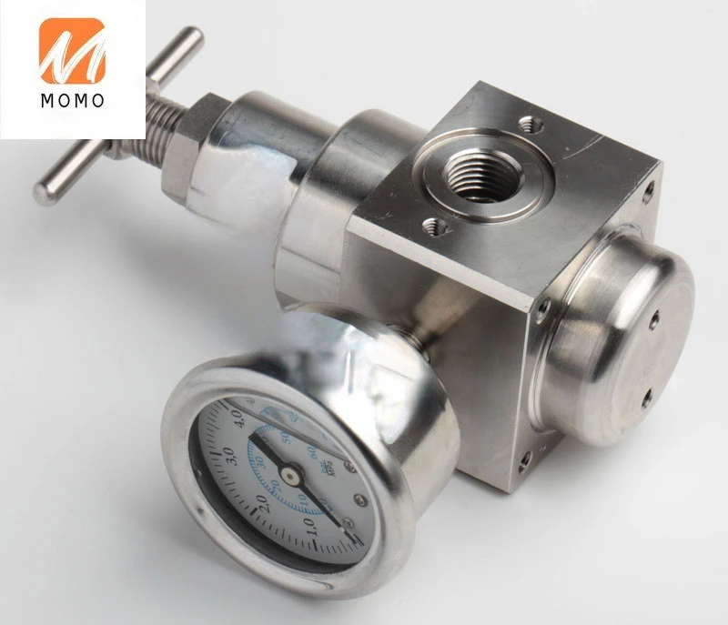 Regulator filter udara terkompresi Stainless Steel pneumatik