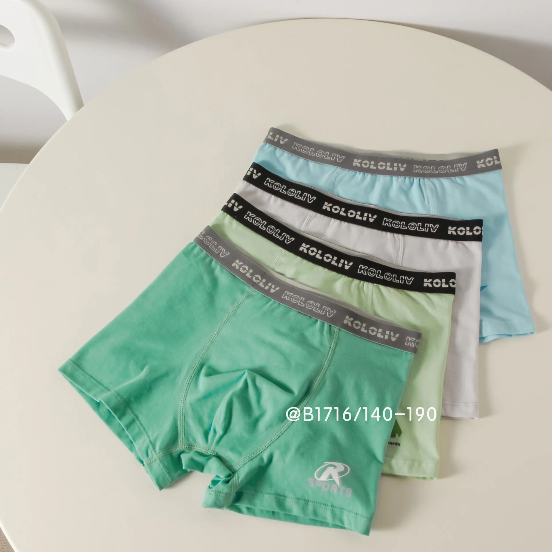 New High Quality Boys Boxer Shorts Panties Kids Solid Cotton Children Underwear 7-18 Year 4 Pcs/Lot Fashion Students Adolescent