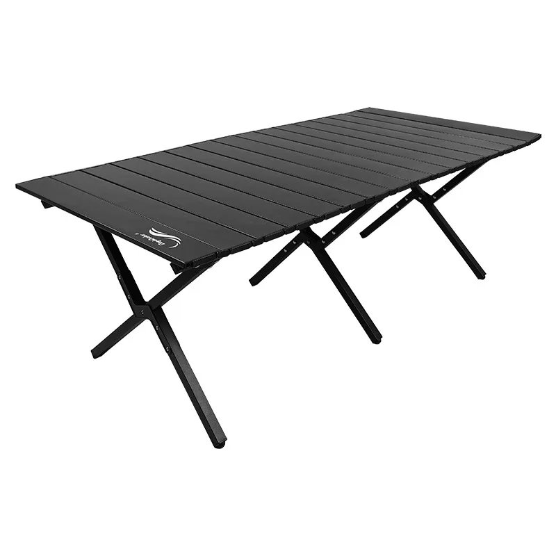 Яичный рулет, портативный складной стол из углеродистой стали для кемпинга, путешествий, пикника, барбекю, стол