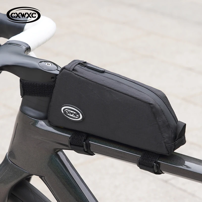 CXWXC Bicycle Top Tube Bag 1L Portable Cycling Front Frame Triangle Bag Lightweight Bike Bag MTB Road Bike Accessories